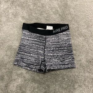 Nike pro spandex shorts